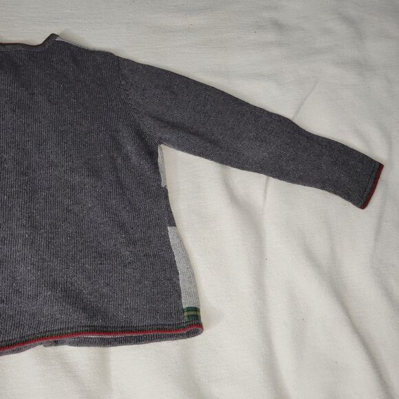 Vtg Orvis Sweater Womens Sz M Novelty Grannycore Embroidered Bird Knit Cardigan - Picture 4 of 16